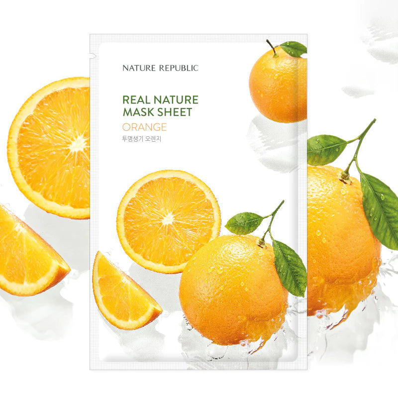 NATURE REPUBLIC - Reel Nature Orange Mask Sheet