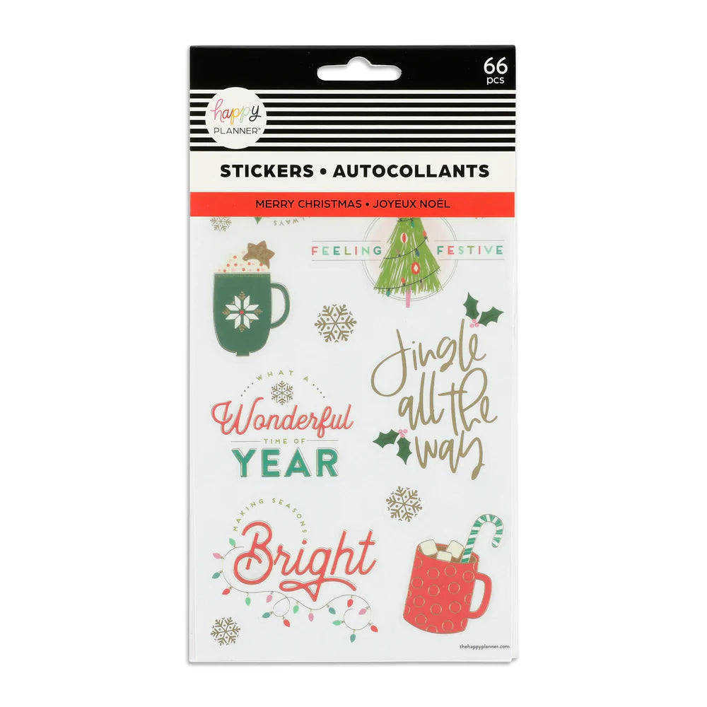Happy Planner - 5 Sticker Sheets Merry Christmas