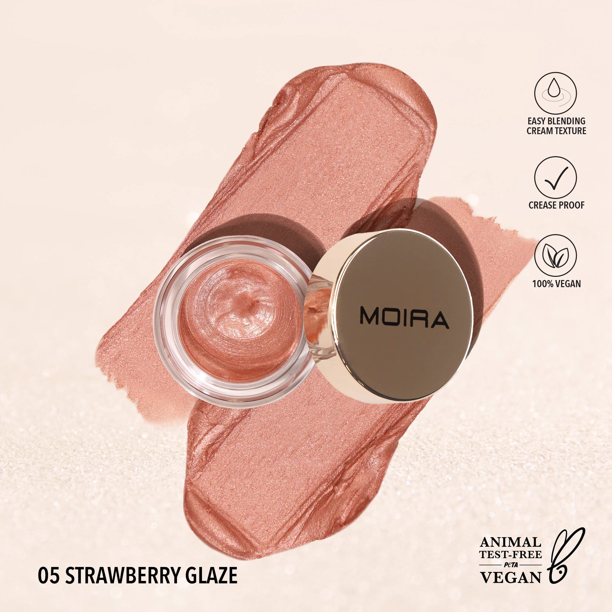 MOIRA - Everlust Shimmer Cream Shadow