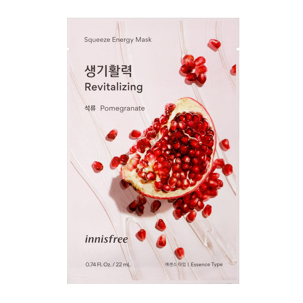 Innisfree -  Squeeze Energy Mask - Pomegranate
