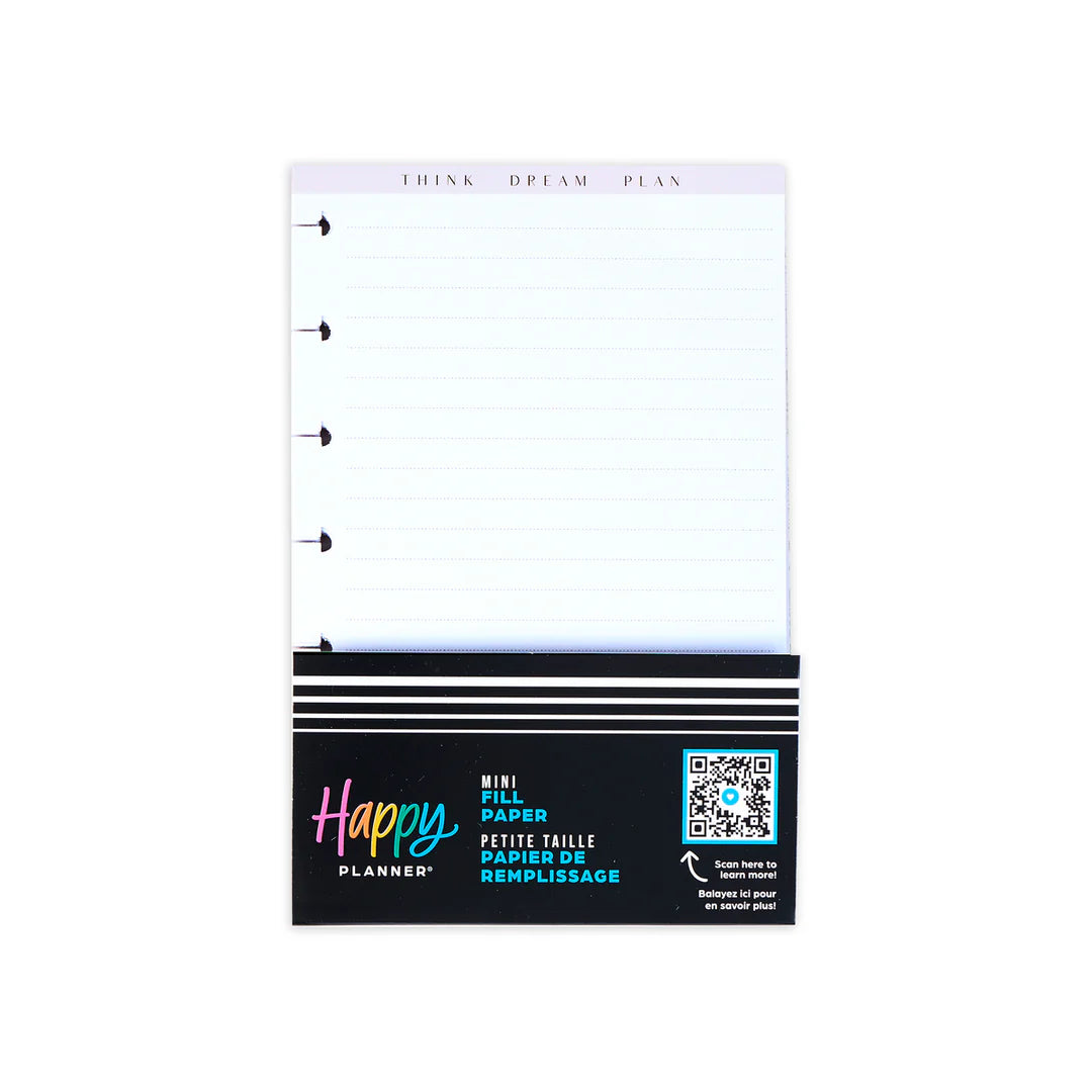 Happy Planner Mini Filler Paper Neutrals