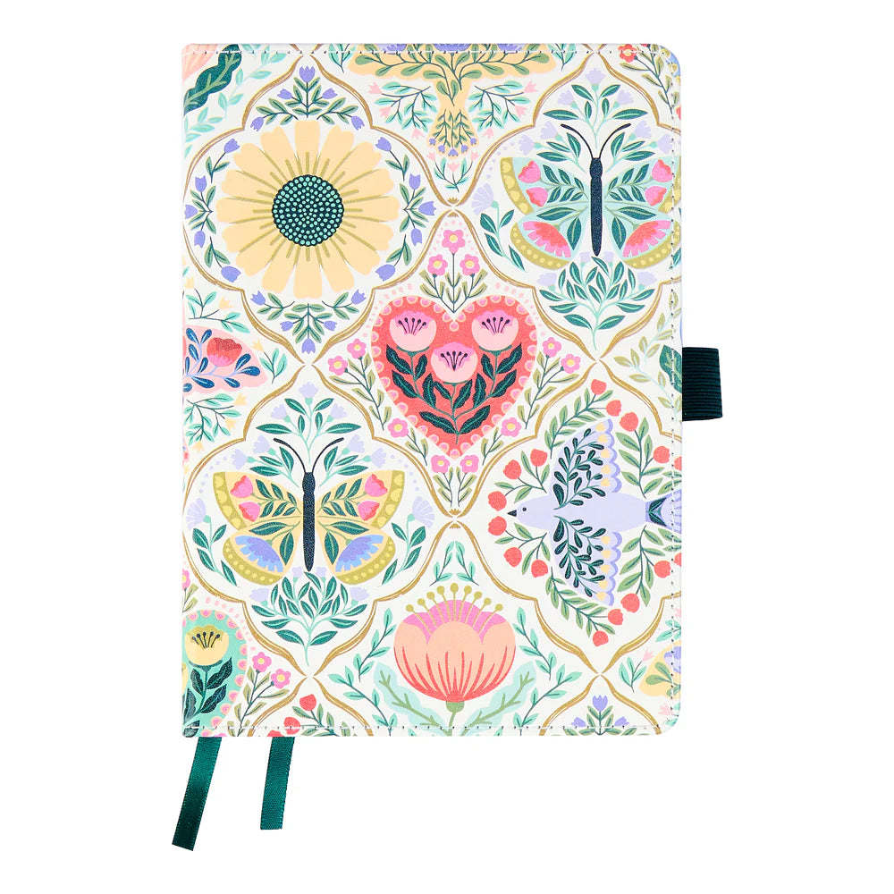 Happy Planner Bullet Dot Grid Journal Folk & Flora