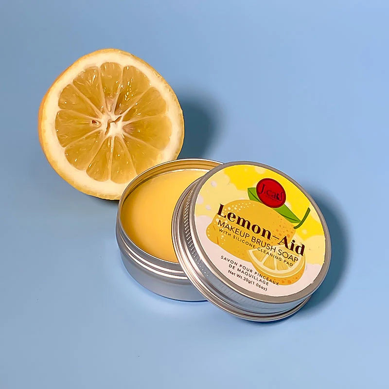 J.Cat Beauty - Lemon Aid Makeup Brush Soap
