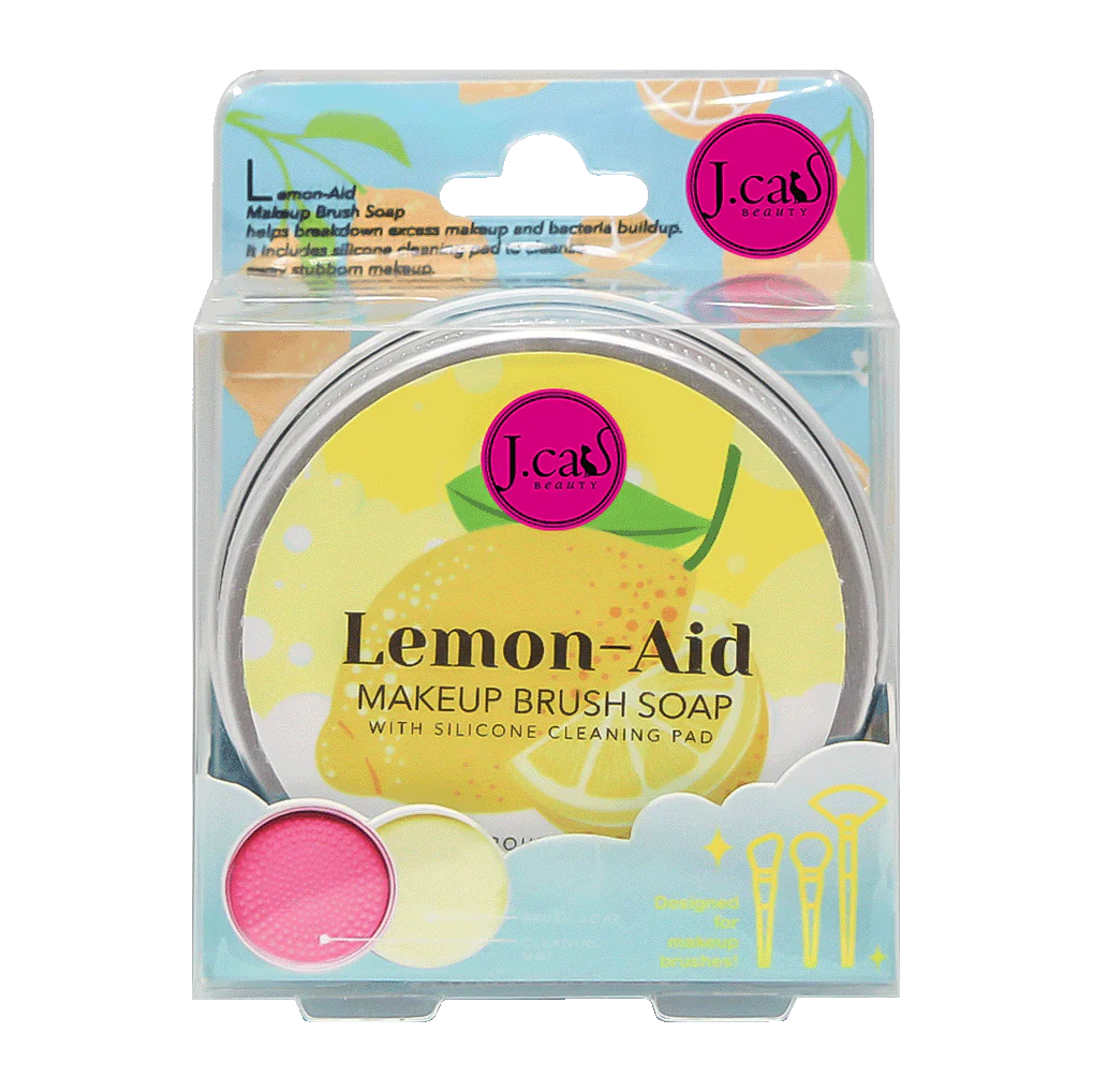 J.Cat Beauty - Lemon Aid Makeup Brush Soap