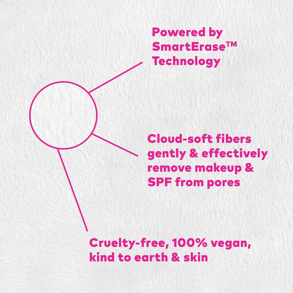 Makeup Eraser - Fab-Bow-Lous 7-Day Set - the Whimsical Pink Bow Edit