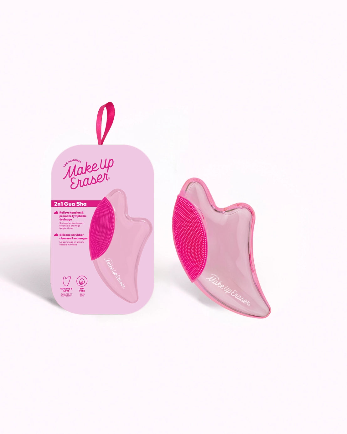 Makeup Eraser - Puff Eraser 2n1 Gua Sha & Facial Scrubber