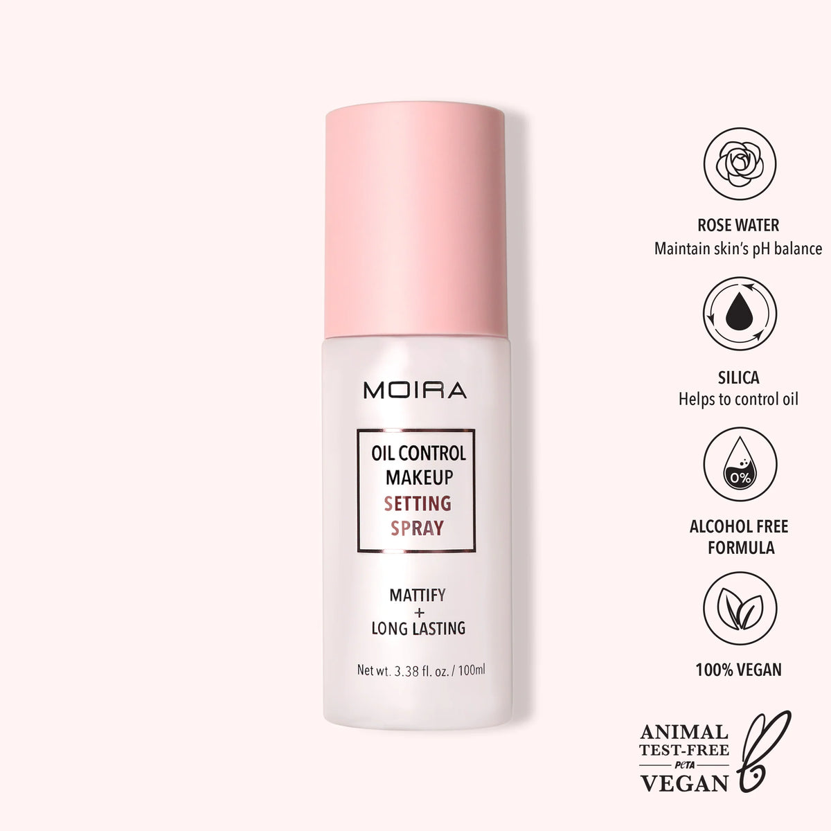 Moira - Oil Control Makeup Setting Spray