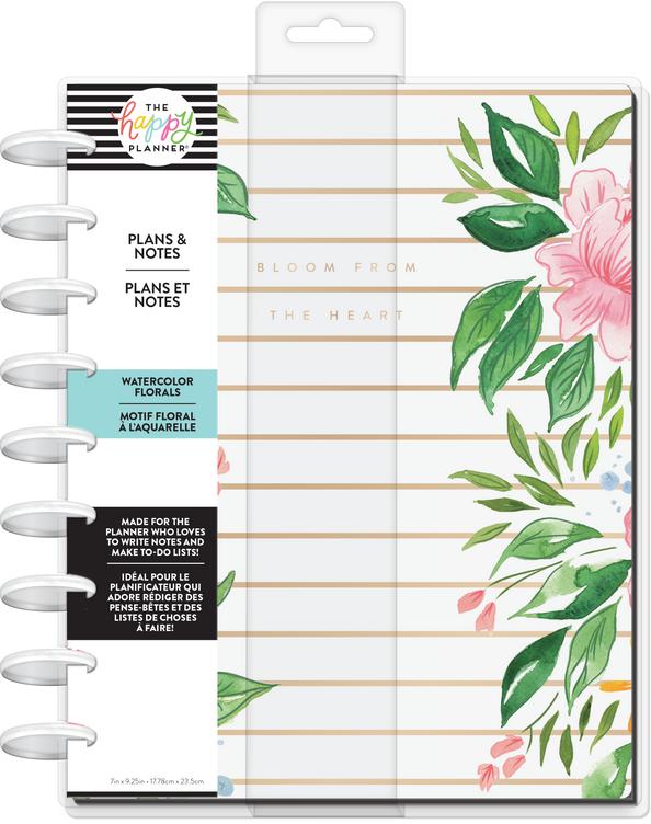 Happy Planner CLASSIC Watercolor Plans & Notes