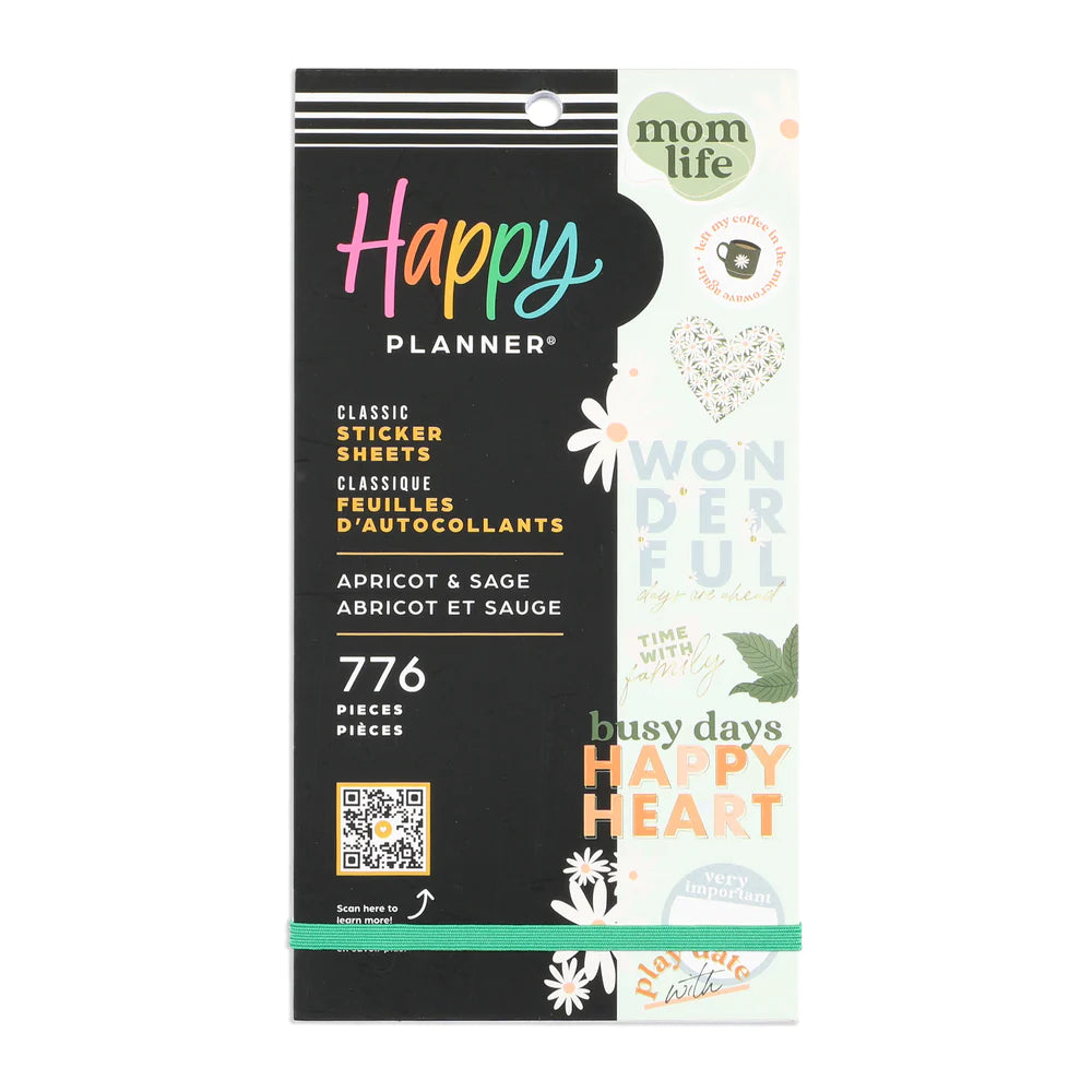 Happy Planner - Value Pack Stickets Apricot & Sage Mom