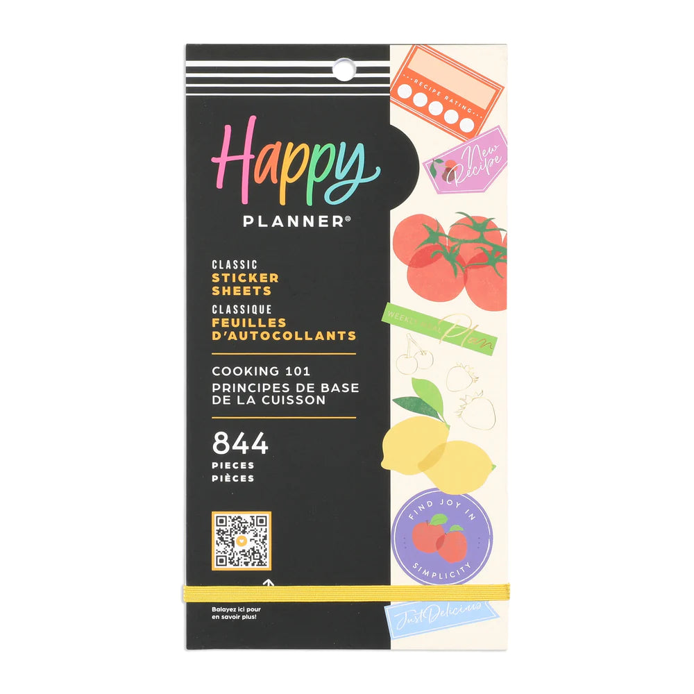 Happy Planner - Value Pack Stickers Cooking 101