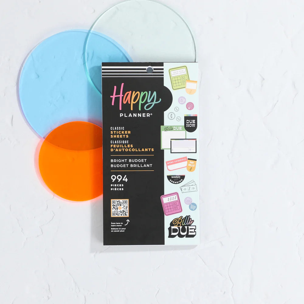 Happy Planner - Value Pack Stickers Bright Budget