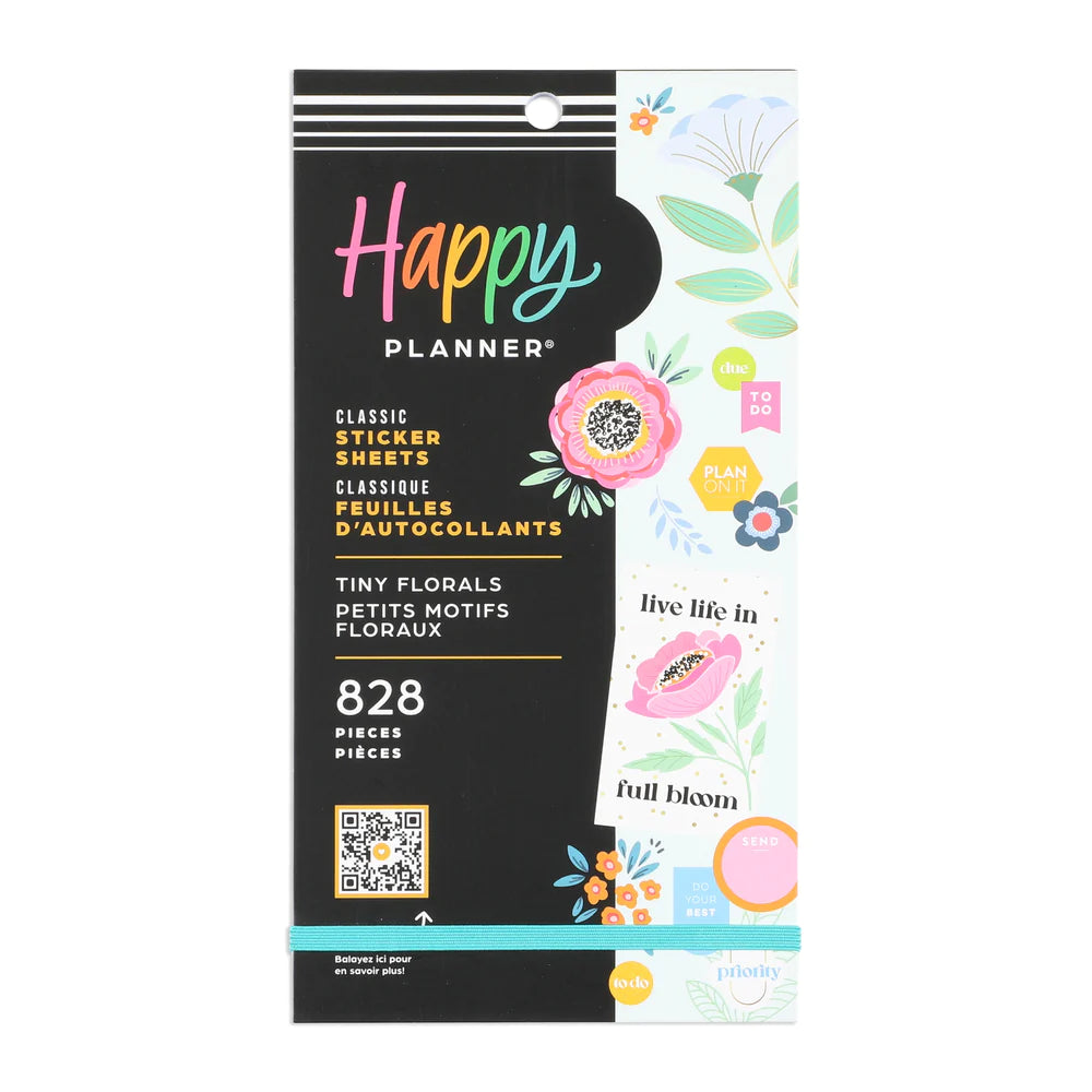 Happy Planner - Value Pack Sheet Stickers Tiny Florals