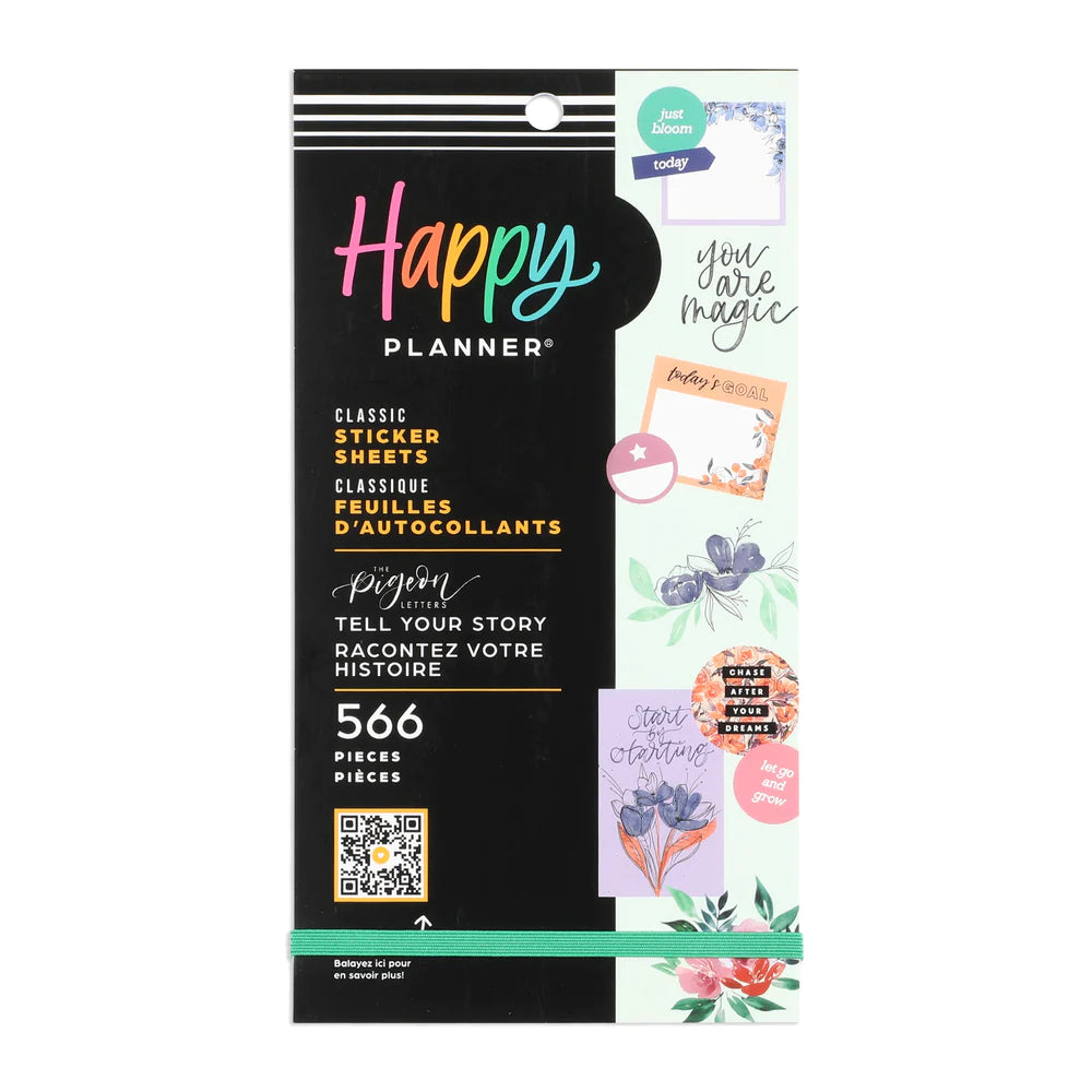 Happy Planner - Value Pack Sheet Stickers  The Peggy Dean Tell Your Story