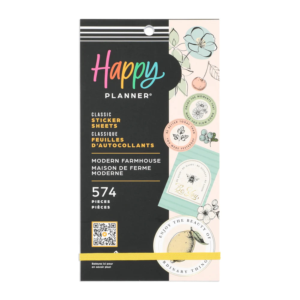 Happy Planner - Value Pack Sheet Sticker Modern Farmhouse