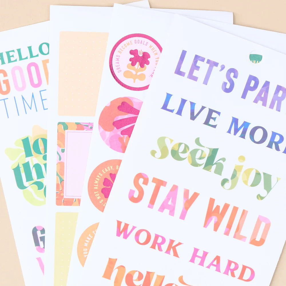 Happy Planner - Value Pack Stickers Vivid Tropics