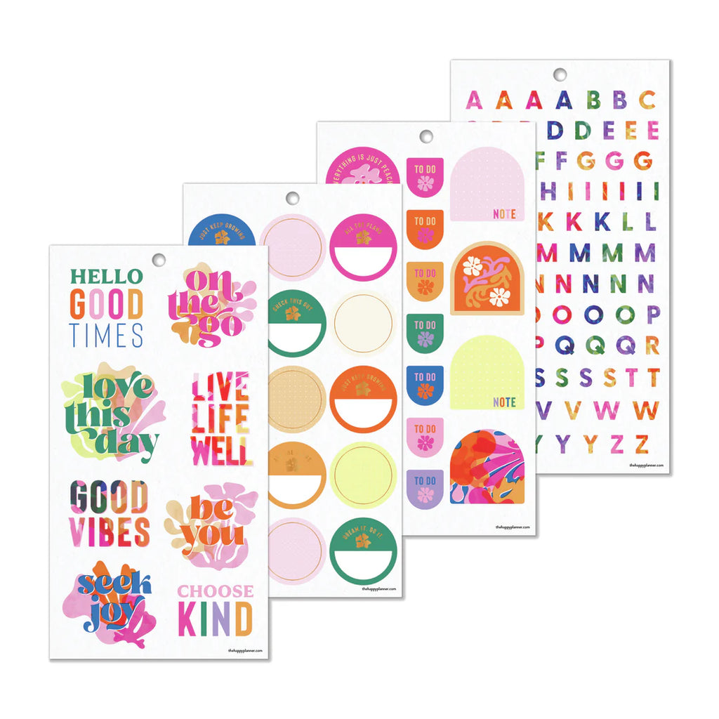 Happy Planner - Value Pack Stickers Vivid Tropics