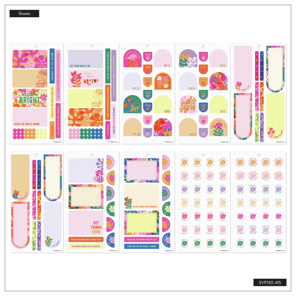 Happy Planner - Value Pack Stickers Vivid Tropics