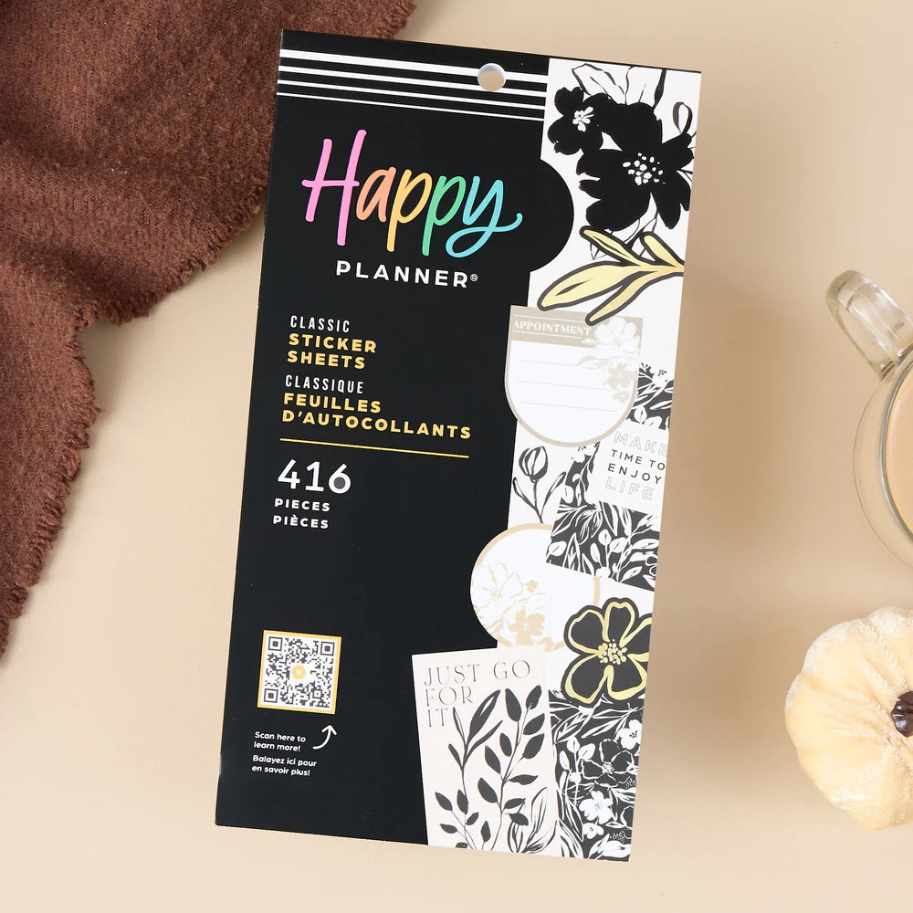 Happy Planner - Value Pack Stickers Sketchy Florals