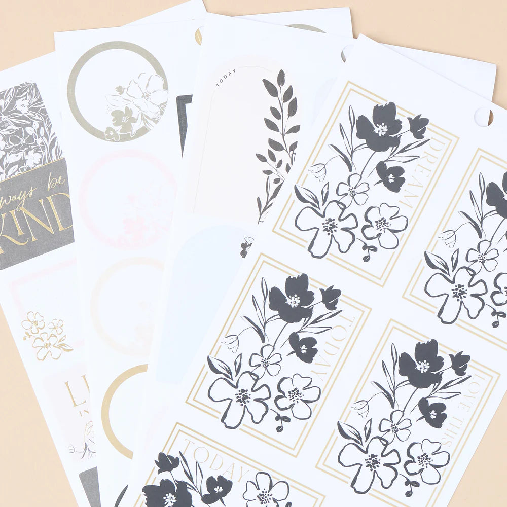 Happy Planner - Value Pack Stickers Sketchy Florals