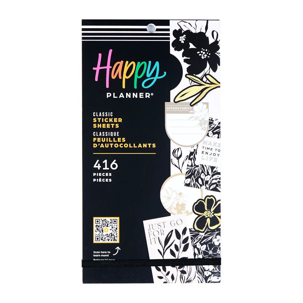 Happy Planner - Value Pack Stickers Sketchy Florals