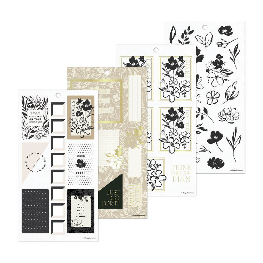 Happy Planner - Value Pack Stickers Sketchy Florals