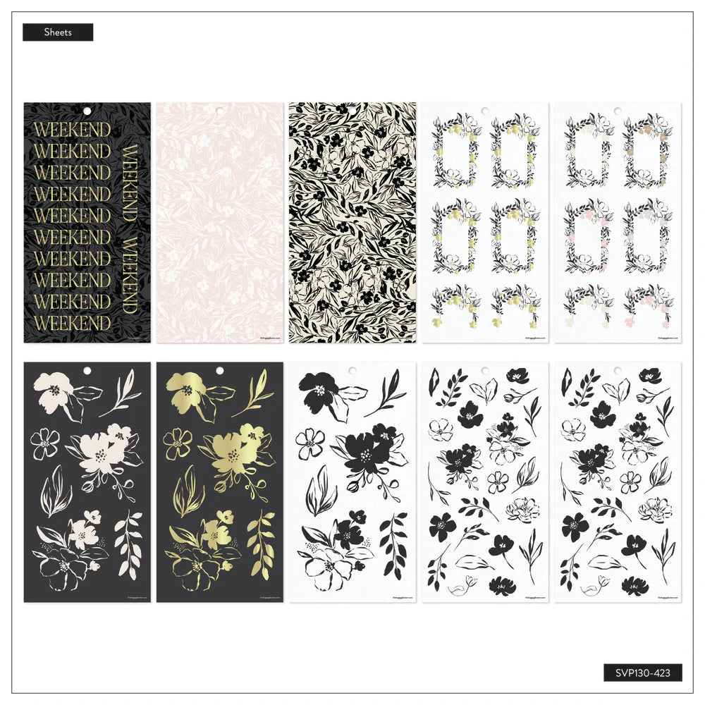 Happy Planner - Value Pack Stickers Sketchy Florals