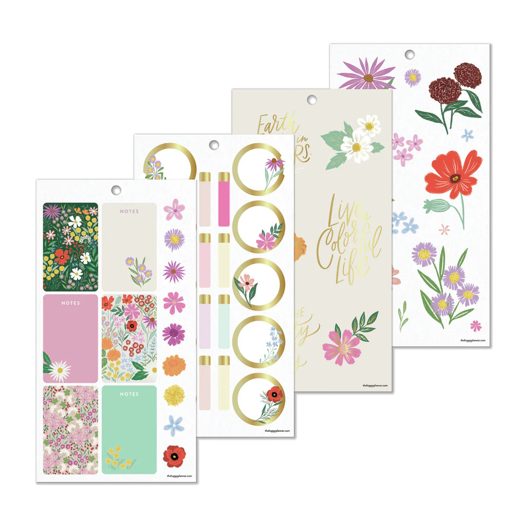 Happy Planner - Value Pack Stickers Blooming Bouquet