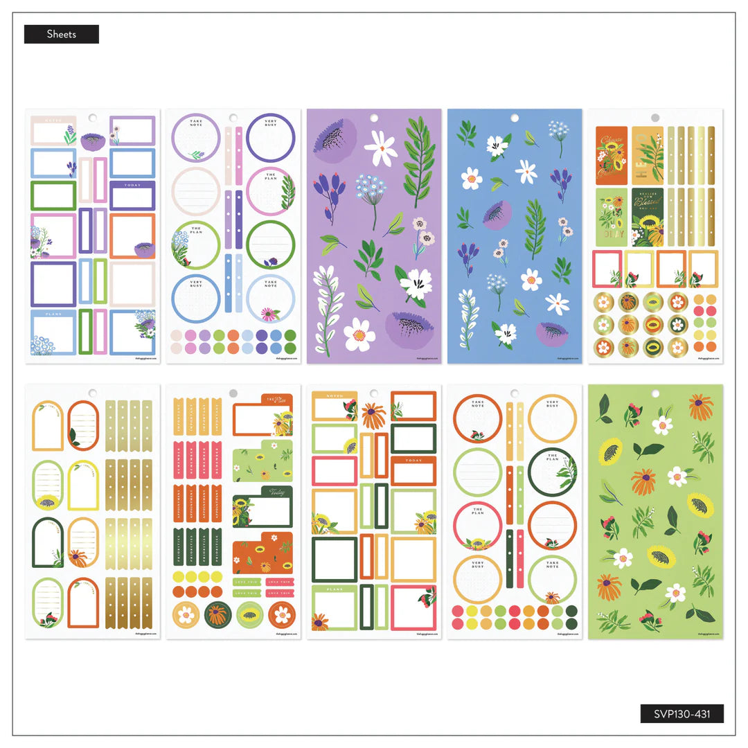 Happy Planner - Value Pack Stickers Brilliant Blooms Mini