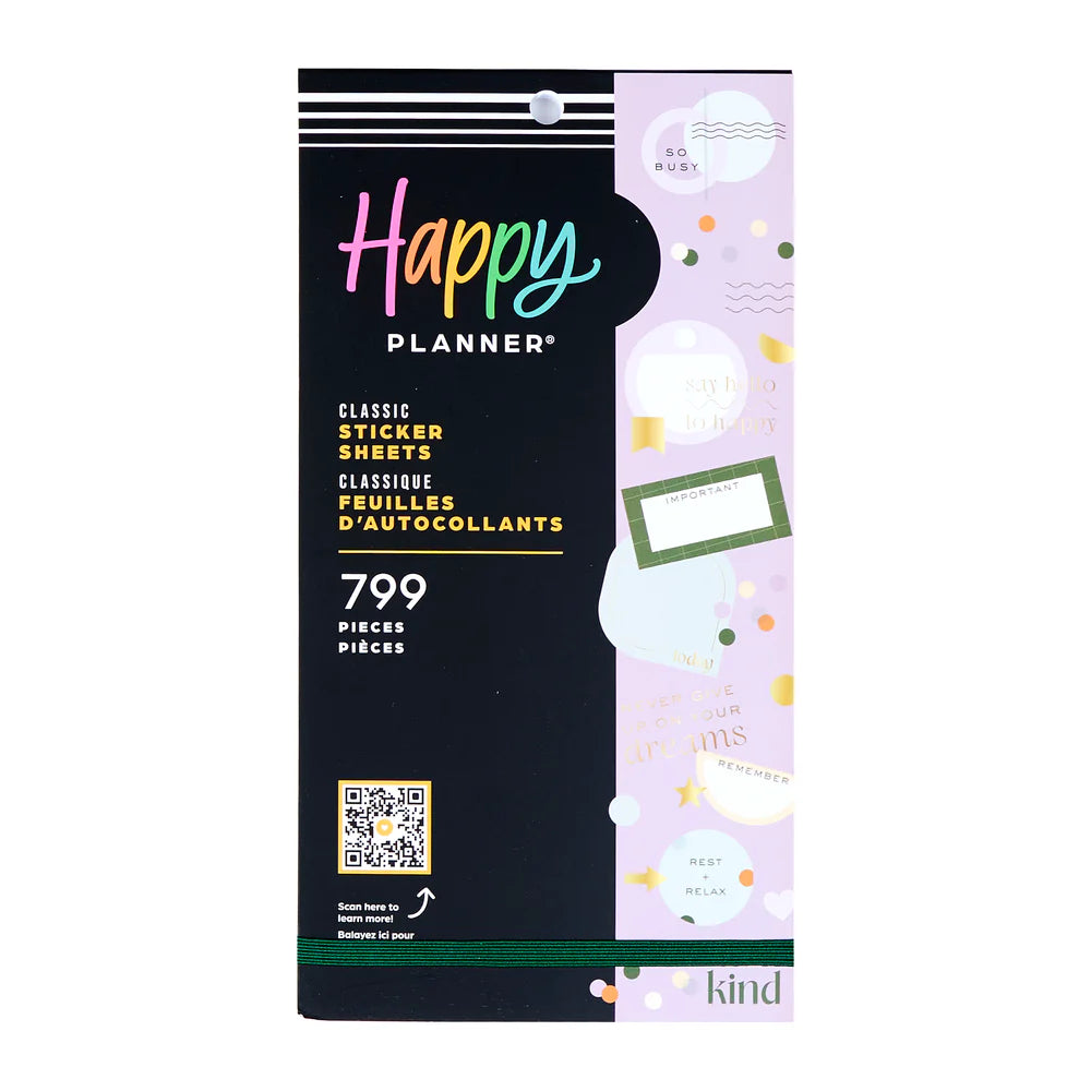 Happy Planner - Value Pack Stickers Mauve & Moss