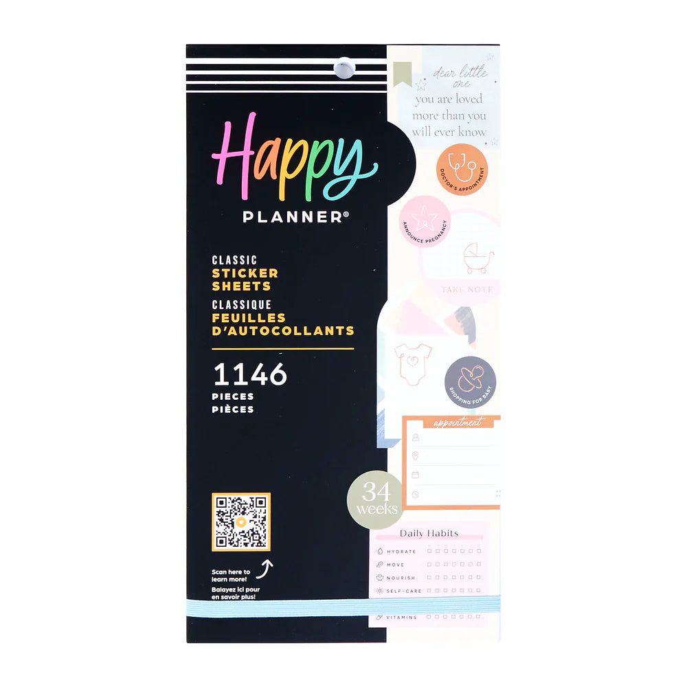 Happy Planner - Value Pack Stickers Baby on the Way