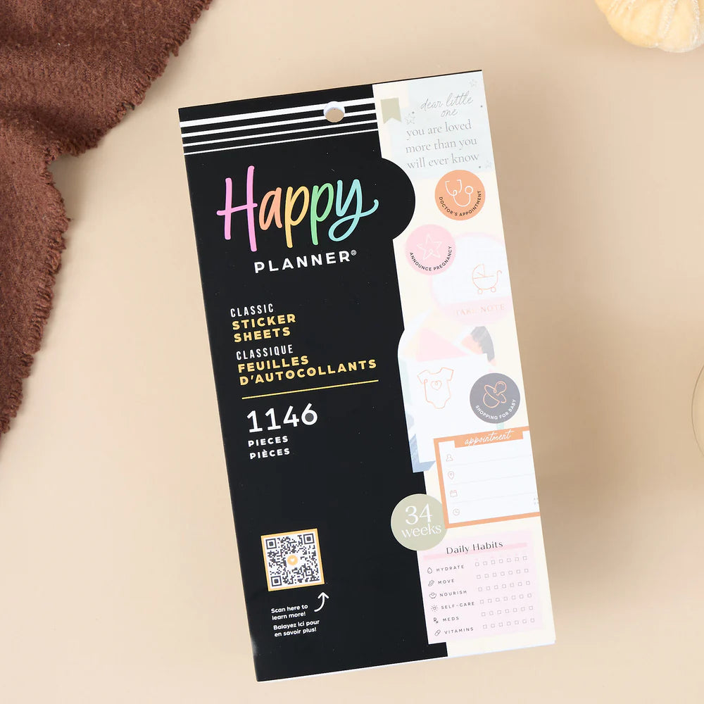 Happy Planner - Value Pack Stickers Baby on the Way