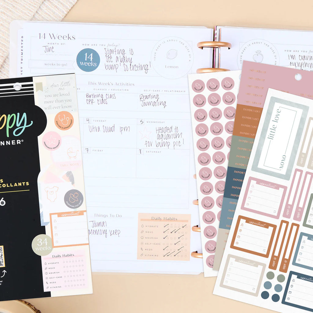 Happy Planner - Value Pack Stickers Baby on the Way