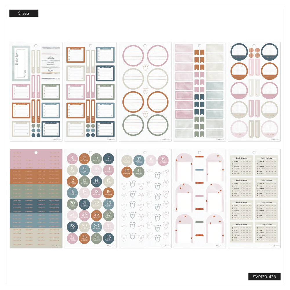 Happy Planner - Value Pack Stickers Baby on the Way