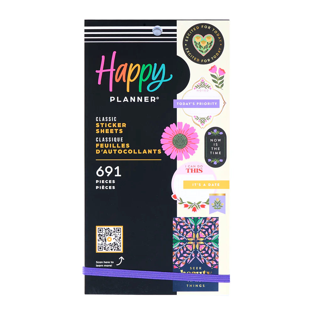 Happy Planner - Value Pack Stickers Folk and Flora