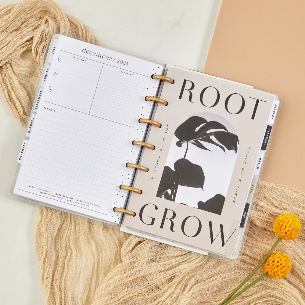 Happy Planner (12M) 2024-2025 Mini Planner Ink & Arbor (dashboard)