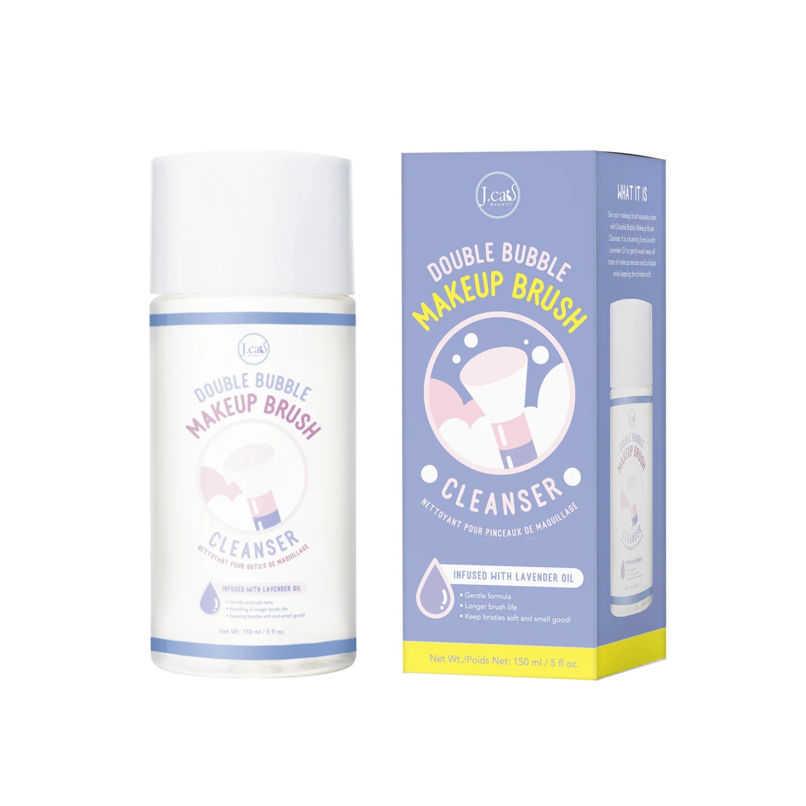 J.Cat Beauty - Double Bubble Makeup Brush Cleanser