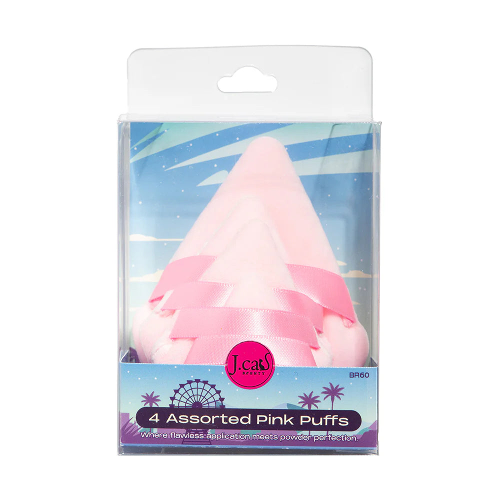 J.Cat Beauty - Assorted Pink Puffs