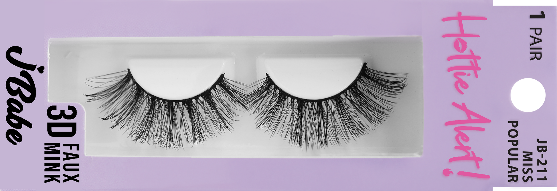 Jlash - Jbabe Hottie Alert Lash Mini - Miss Popular
