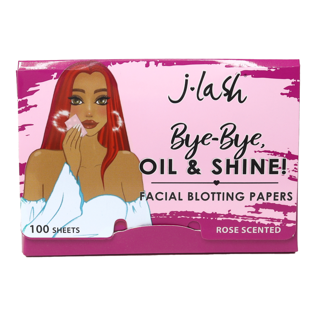 JLASH Bye-Bye Oil & Shine! Blotting Papers - Rose