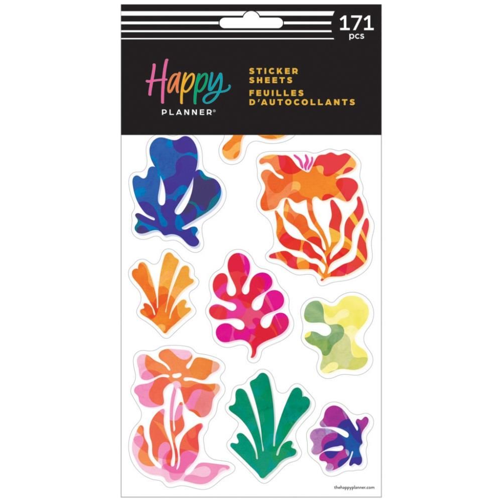 Happy Planner - 10 Sheet Stickers Vivid Tropics
