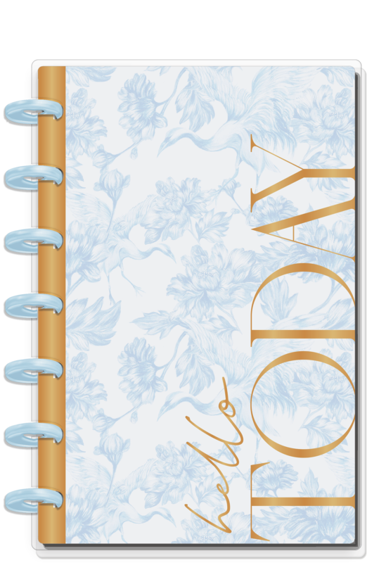 Happy Planner (12M) 2024-2025 Mini Planner Shibori Flowers (Vertical)