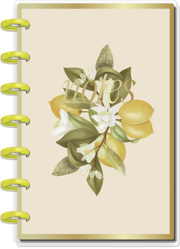 Happy Planner - Fruit & Flora Mini Notebook