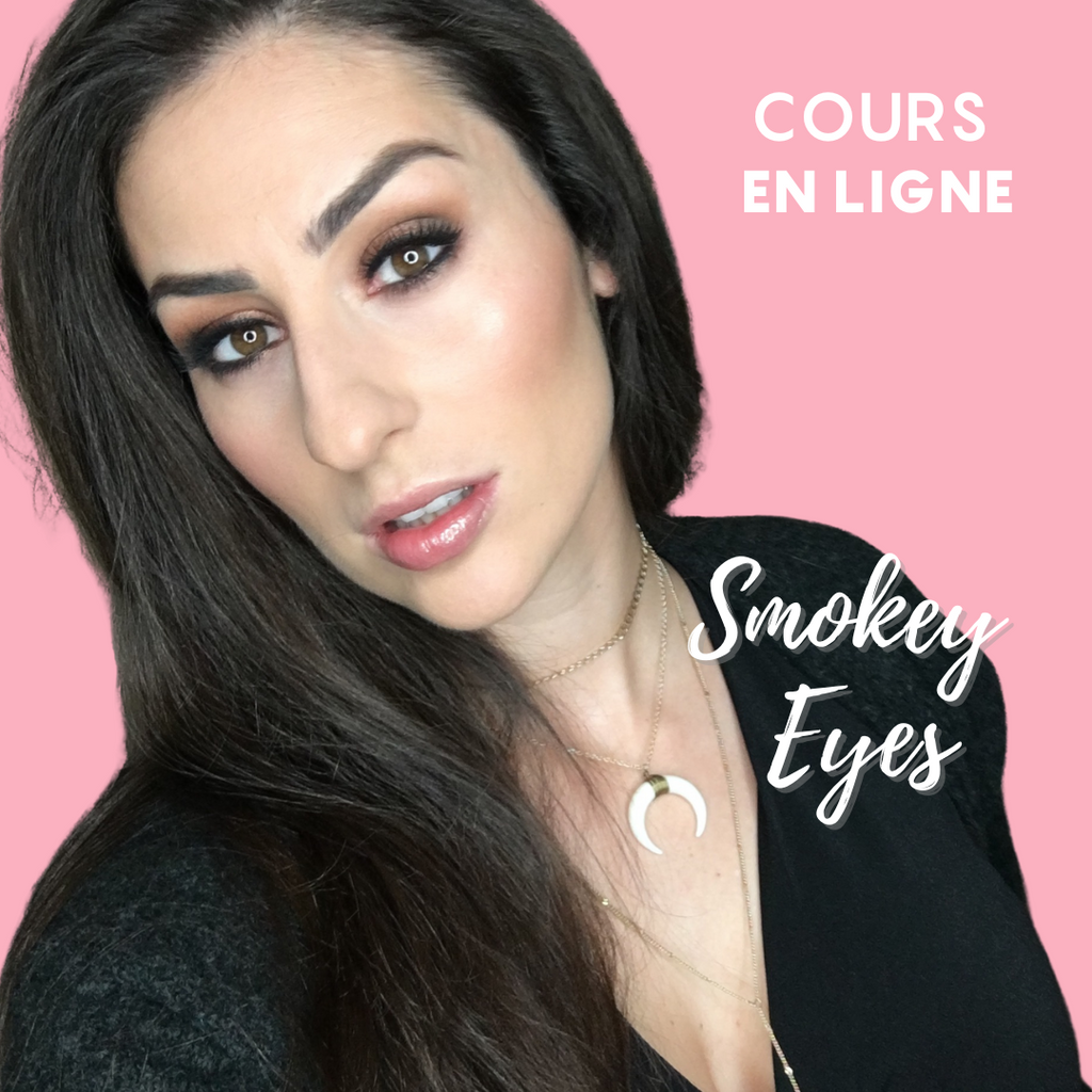 Cours maquillage en ligne "SMOKEY EYES"