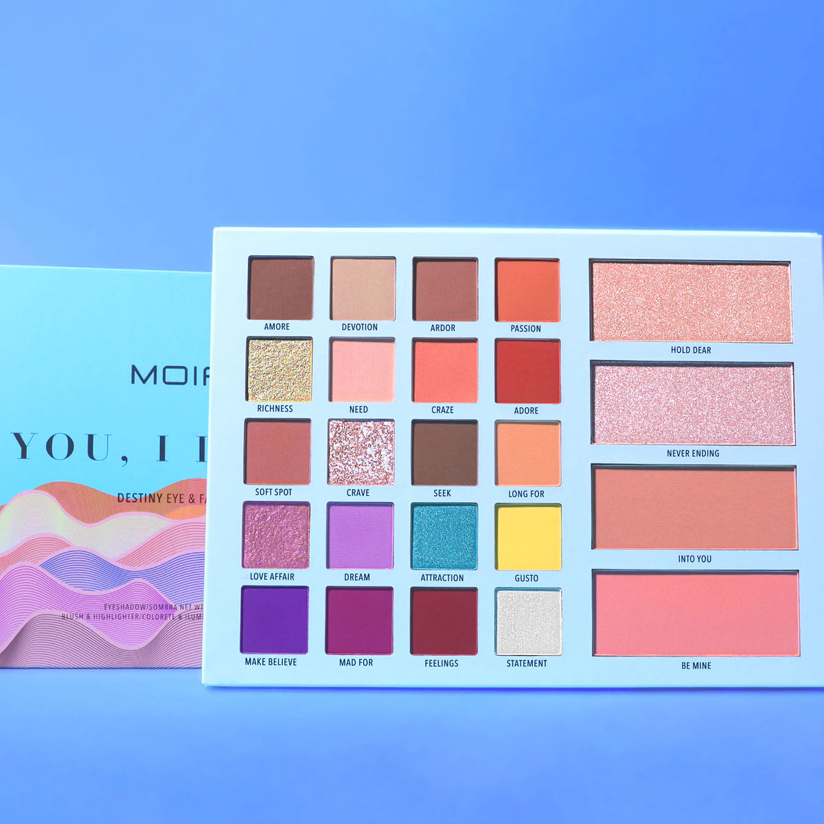 Moira - Destiny Eye & Face Palette - 006 You, I Desire