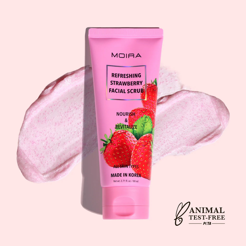 Moira - Refreshing Strawberry Facial Scrub