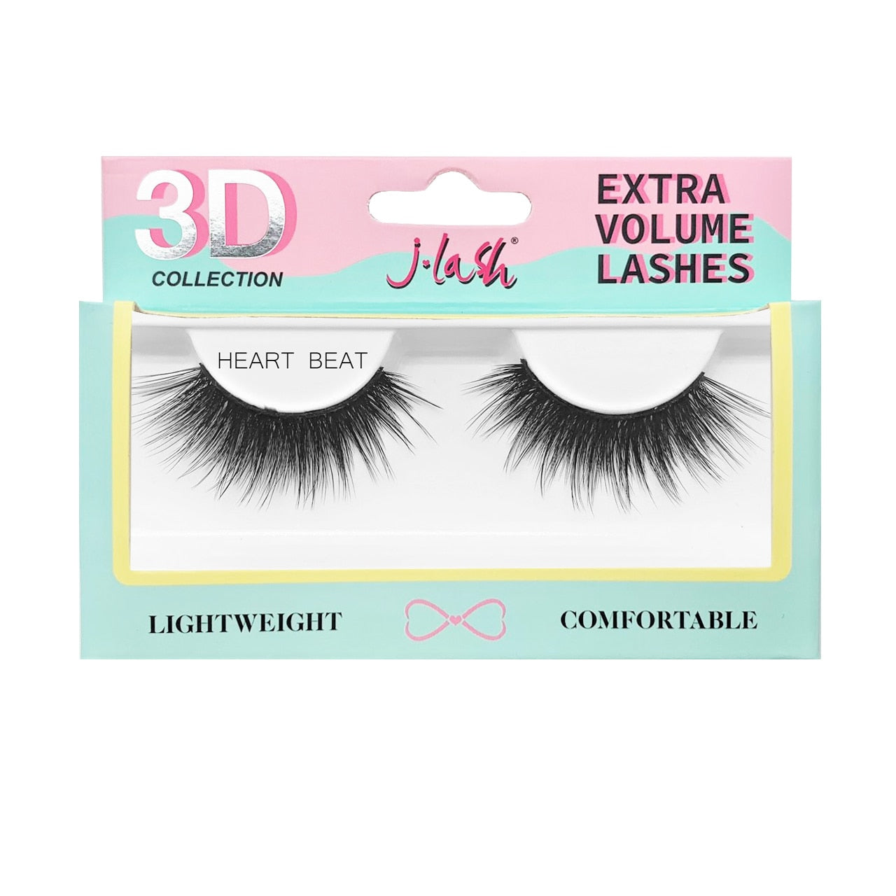 JLash 3D Faux Mink Lashes - Heart Beat