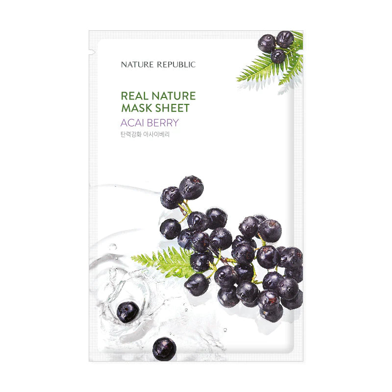 NATURE REPUBLIC - Reel Nature Acai Berry Mask Sheet