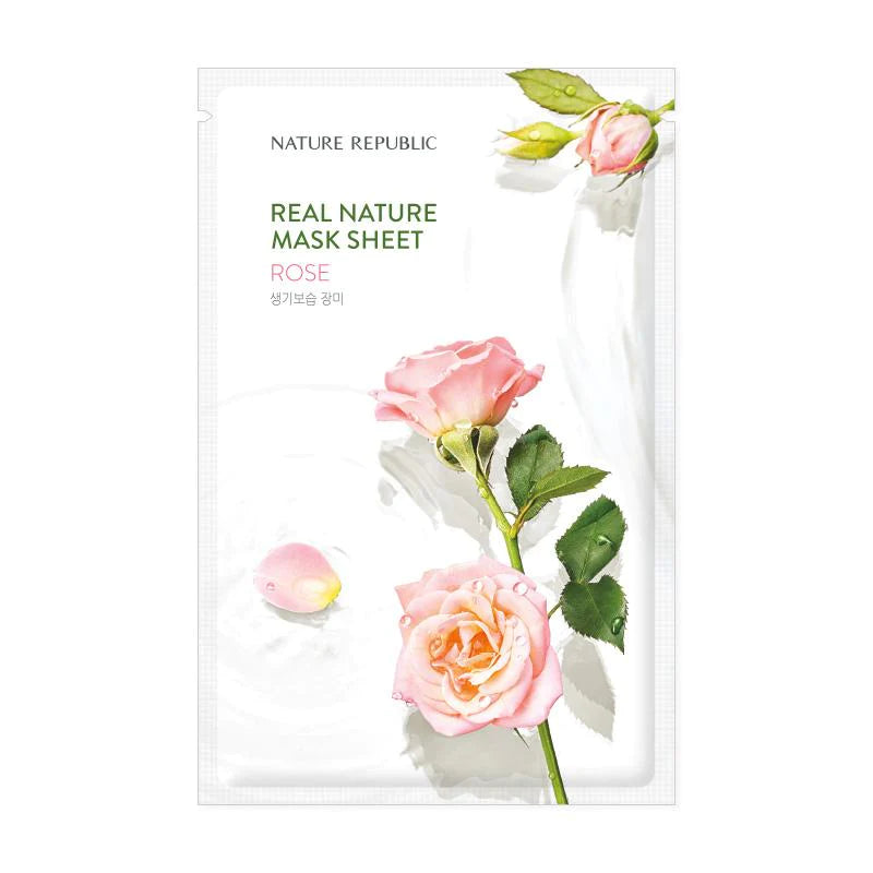 NATURE REPUBLIC - Reel Nature Rose Mask Sheet