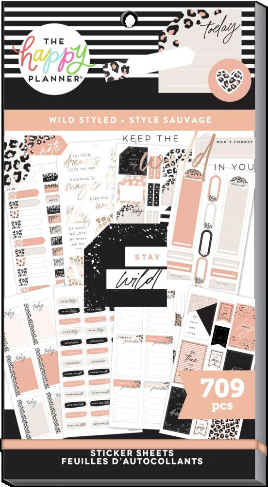 Happy Planner - Value Pack Sticker Wild Styled 30 sheets
