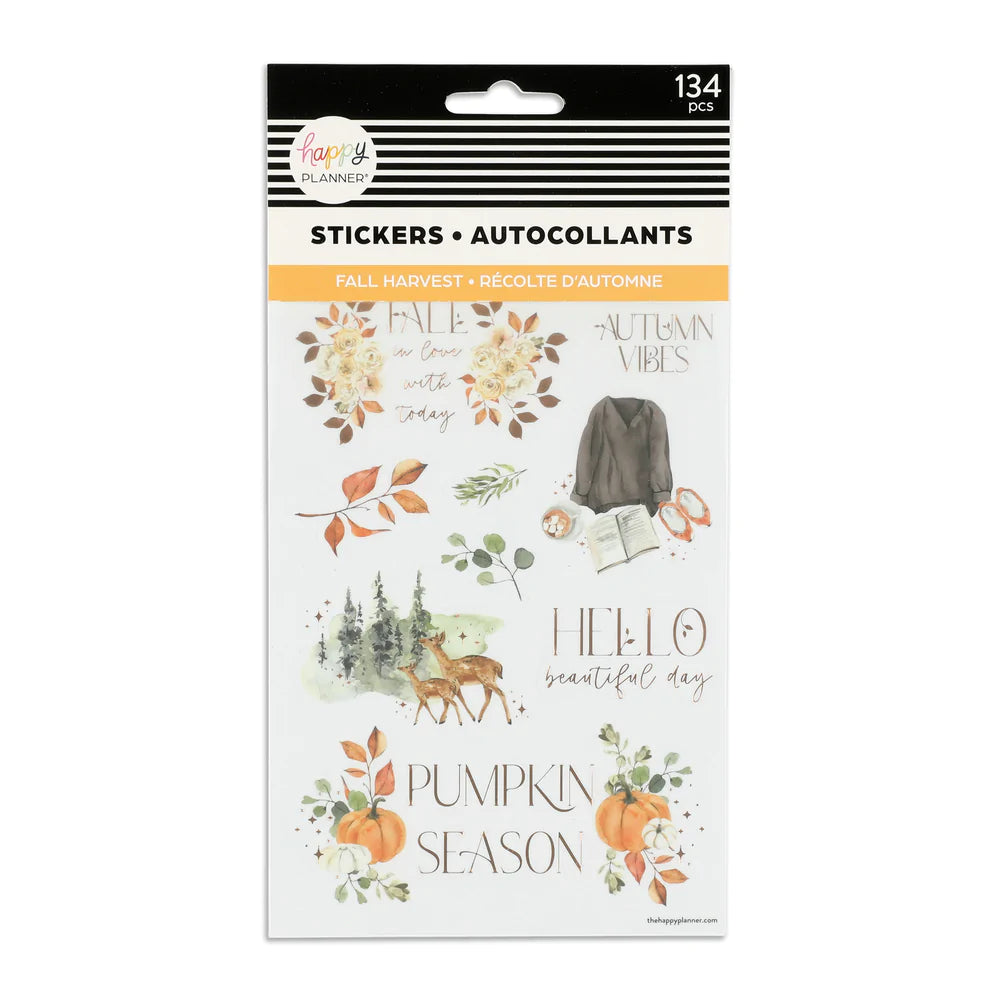 Happy Planner - 5 Sticker Sheets Fall Harvest